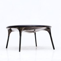 <a href="https://www.galeriegosserez.com/artistes/loellmann-valentin.html">Valentin Loellmann </a> - Steel - Coffee table